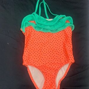Cat and jack watermellon bathing suit, 5t